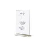 GenWare Acrylic Double Sided Menu Holder A4